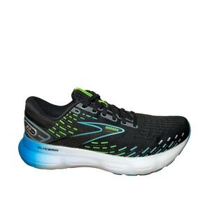 Men’s Brooks glycerin 20 Black and Blue Running Shoes size 9